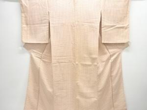 大正ロマン　枡模様織出し着物